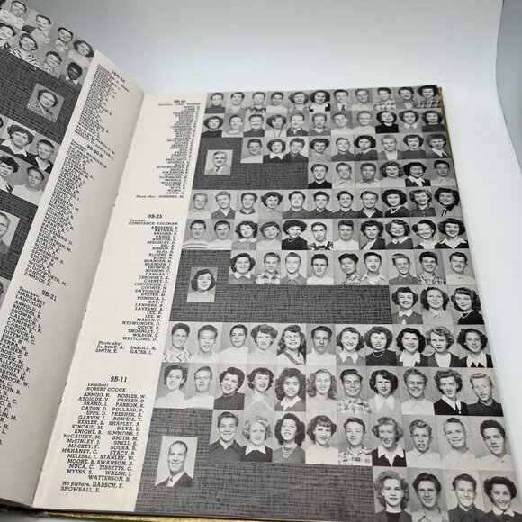 1950 Almanac Benjamin Franklin Junior High Vallejo, CA School Yearbook Vintage - Picture 11 of 14